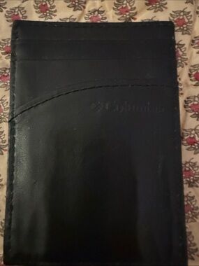 Colombia Black Leather Card Holder